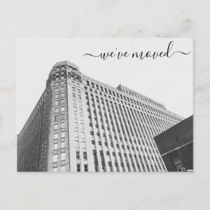 Anuncio de traslado de oficina en Merchandise Mart