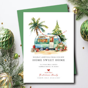 Anuncio de traslado de vacaciones Retro Camper