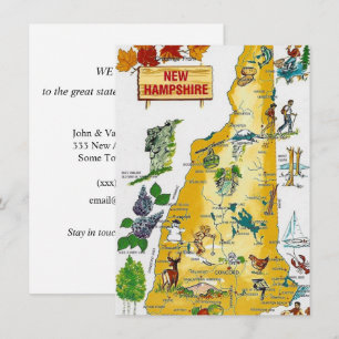 Anuncio de traslado del mapa de New Hampshire