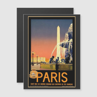 Anuncio de turismo vintage de París