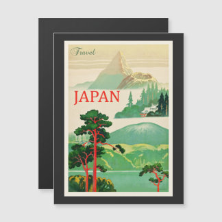Anuncio de turismo vintage Japón viaje