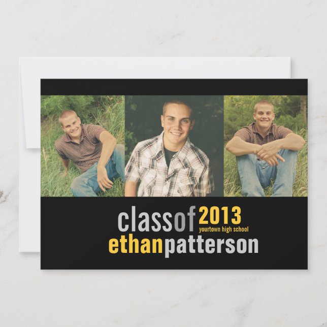 Anuncio de un partido de graduación de fotos de la (Anverso)