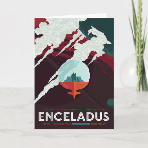 Anuncio de viajes de Ciencia Ficción, Moon Encelad