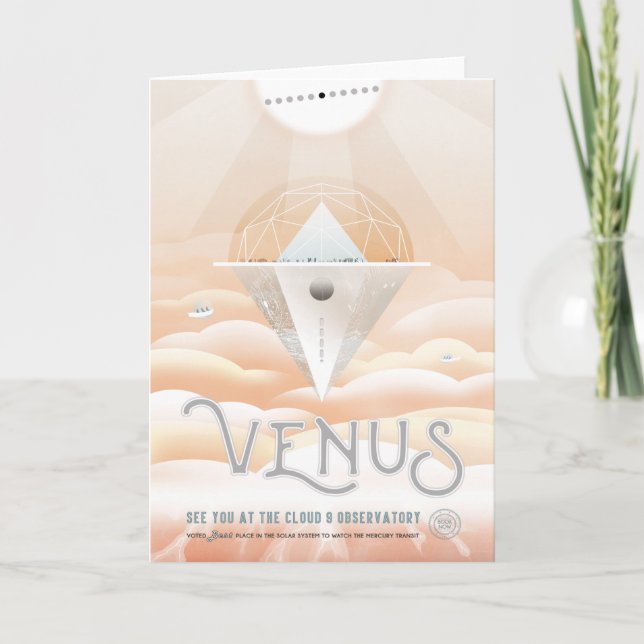 Anuncio de viajes de ciencia ficción, Planet Venus (Anverso)