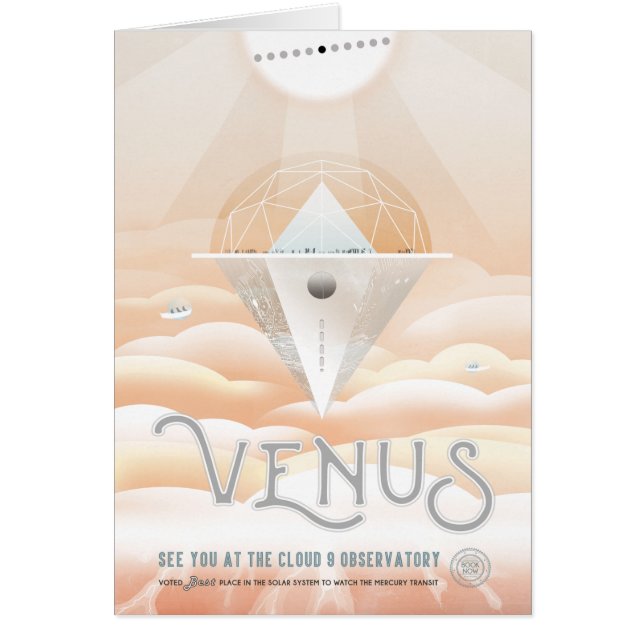 Anuncio de viajes de ciencia ficción, Planet Venus (Frente)