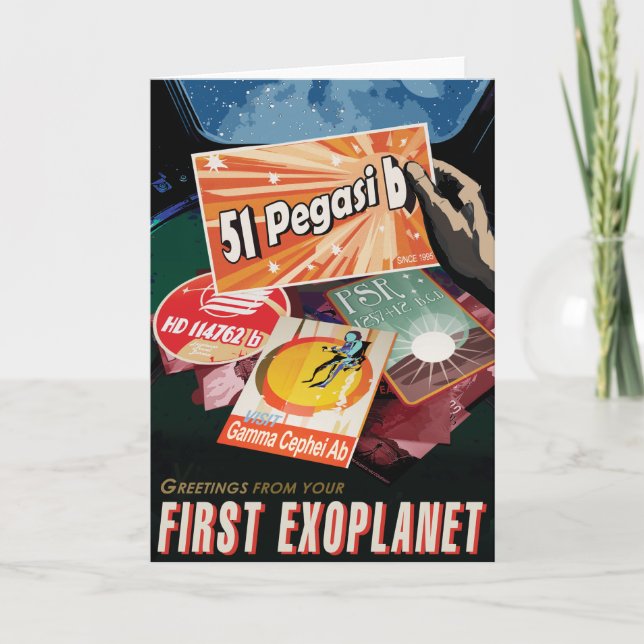 Anuncio de viajes de Sci-Fi, Planet 51 Pegasi b (Anverso)