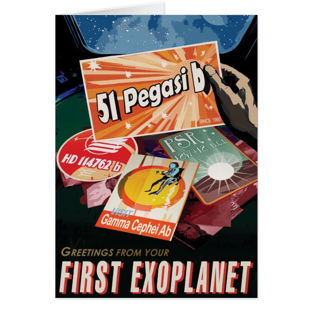 Anuncio de viajes de Sci-Fi, Planet 51 Pegasi b (Frente)