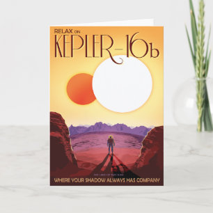 Anuncio de viajes de Sci-Fi, Planet Kepler-16b