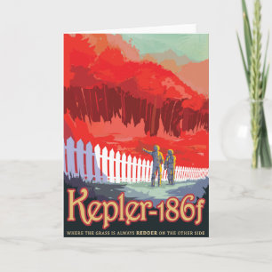 Anuncio de viajes de Sci-Fi, Planet Kepler-186f