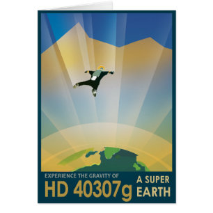 Anuncio de viajes Sci-Fi, Planet HD 40307g