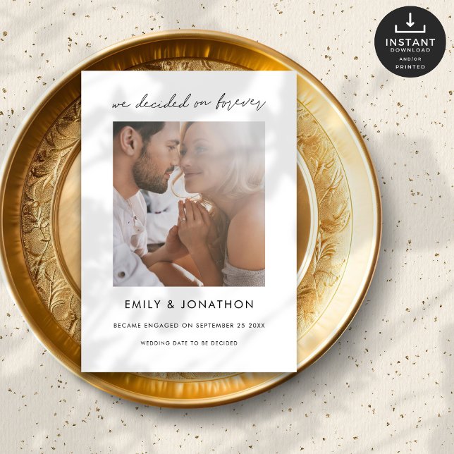 Anuncio Decidimos Por Siempre Compromiso De Fotografías (Subido por el creador)