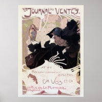 Anuncio del diario de subastas de arte de Vintage