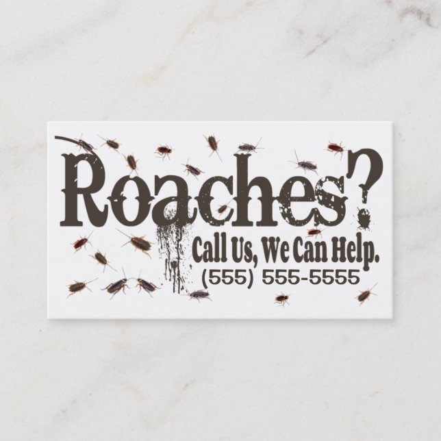 Anuncio del Exterminator de la cucaracha (Anverso)