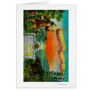 Anuncio del festival de Portola (explorador)