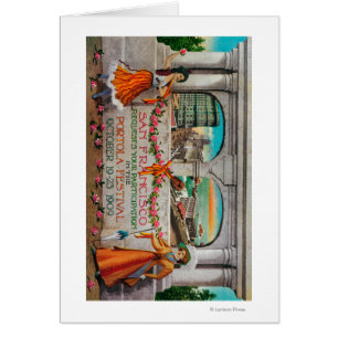 Anuncio del festival de Portola (mujeres)