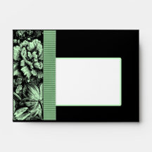 Anuncio del jardín A6 y sobre la invitación