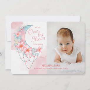 Anuncio del nacimiento de la foto en la luna