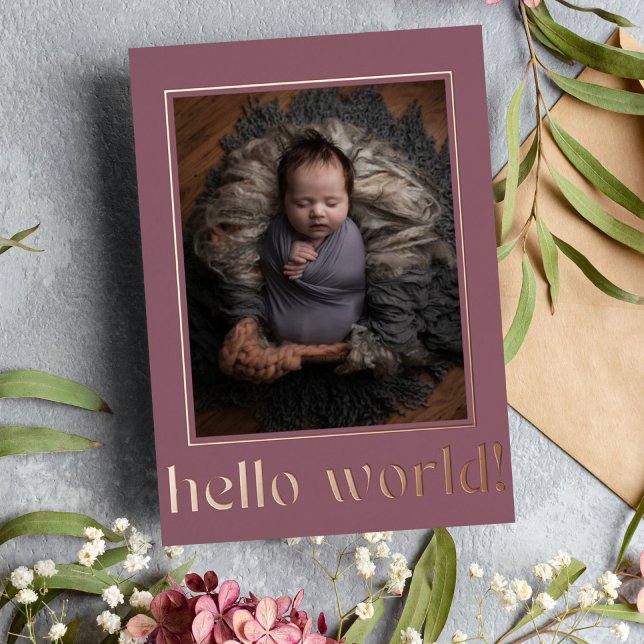 Anuncio del nacimiento de la foto mundial de Mauve (Subido por el creador)