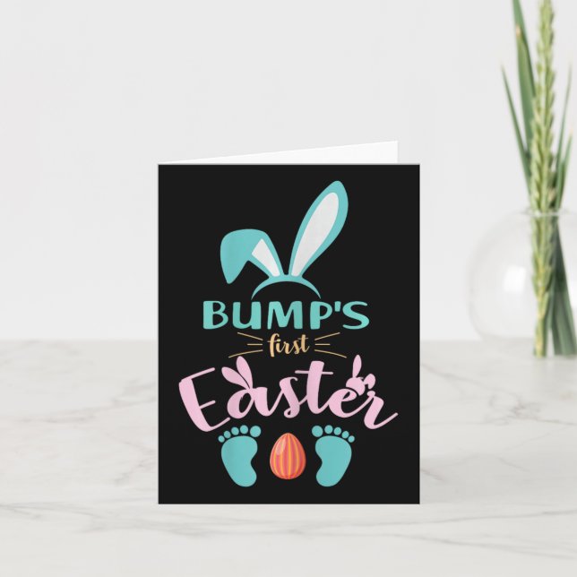 Anuncio del primer embarazo de Pascua de Bump Pasc (Anverso)