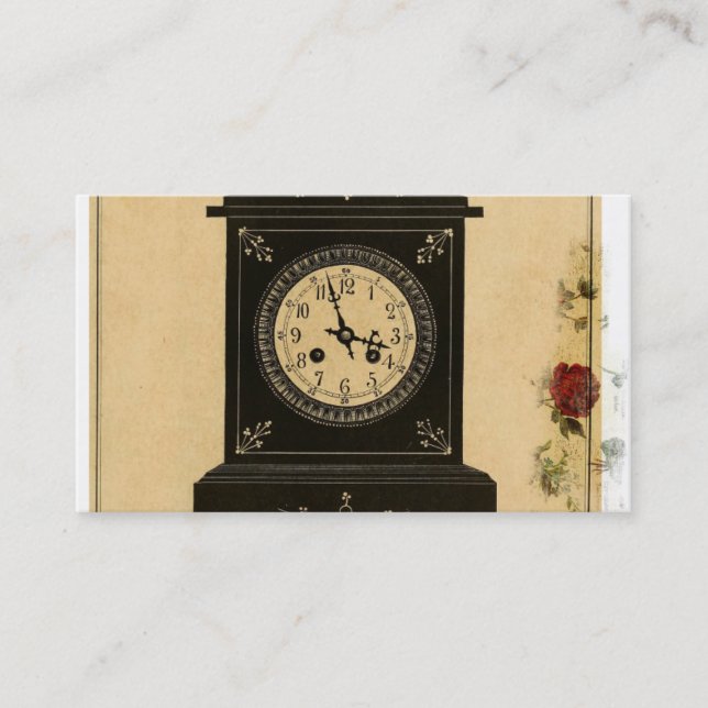 Anuncio del reloj del vintage (Anverso)