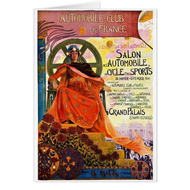 Anuncio del salón del automóvil de París del (Frente)