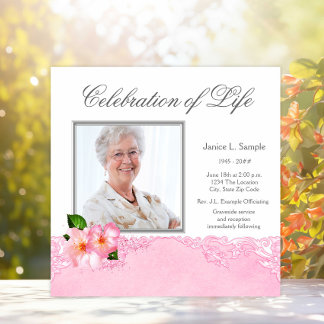 Anuncio del Servicio Memorial de Fotos Rosas de Mu