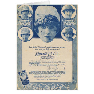 Anuncio del velo de Mabel Normand 1918