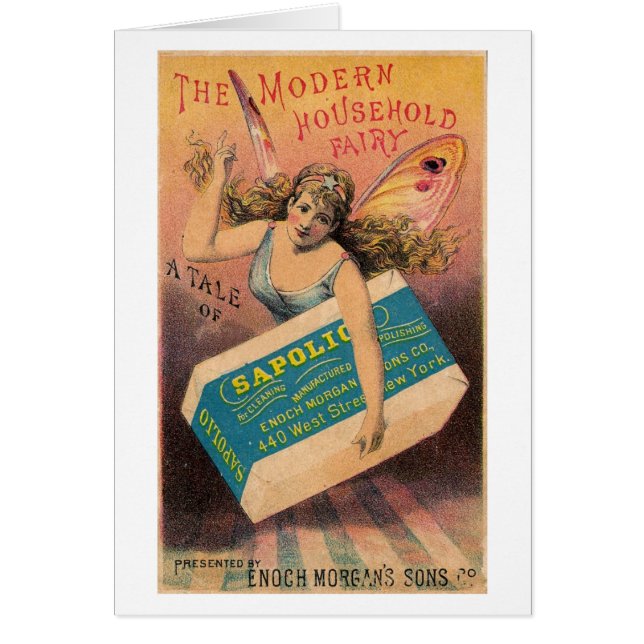 Anuncio del vintage - la hada moderna del hogar, (Frente)