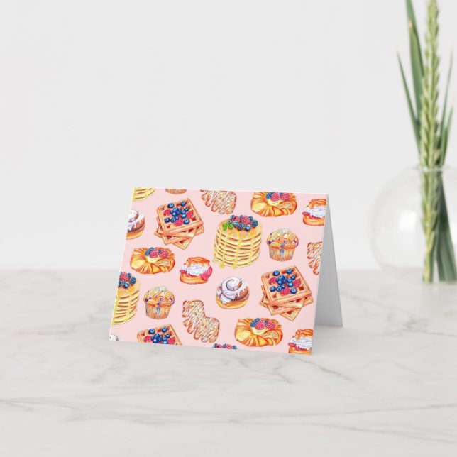 Anuncio Desayuno a mano, tortitas, gofres, etc. (Anverso)