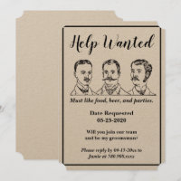 Anuncio deseado por solicitud de Groomsman