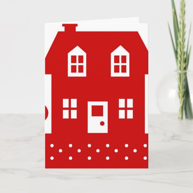 ANUNCIO DESEANDO FELICIDAD EN "SU NUEVO HOGAR" (Anverso)