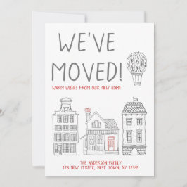 Anuncio Deseos cálidos de nuestro nuevo hogar que hemos mu