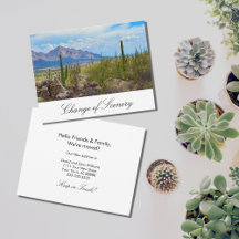 Desert Southwest Cactus Nuevo Hogar En Movimiento