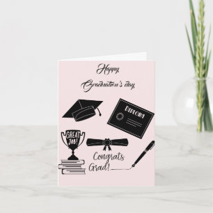 Anuncio Día de graduación feliz y hermoso