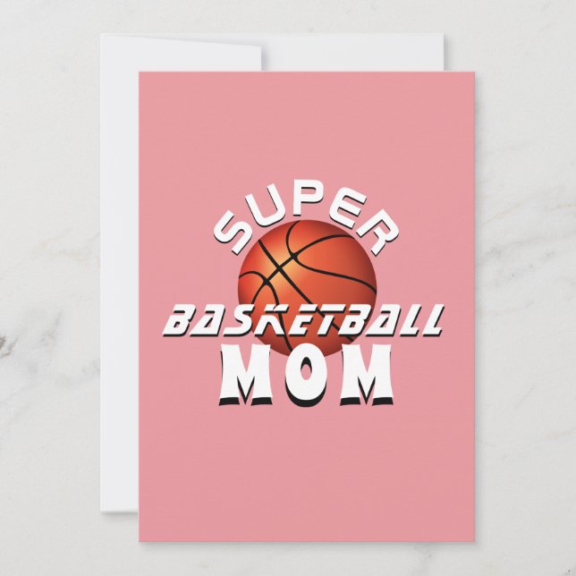 Anuncio Día de la madre deportiva y la madre del super bas (Anverso)