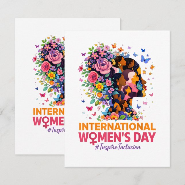 Anuncio Día Internacional de la Mujer (Anverso / Reverso)