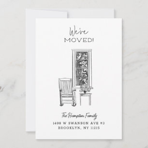 Anuncio Dibujo nostálgico de dibujos de viñetas de porche 