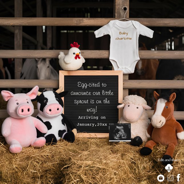 Anuncio Digital de Embarazo de Animales de Granja  (Subido por el creador)