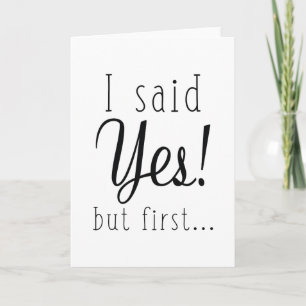 Anuncio Dije Sí Pero Primero