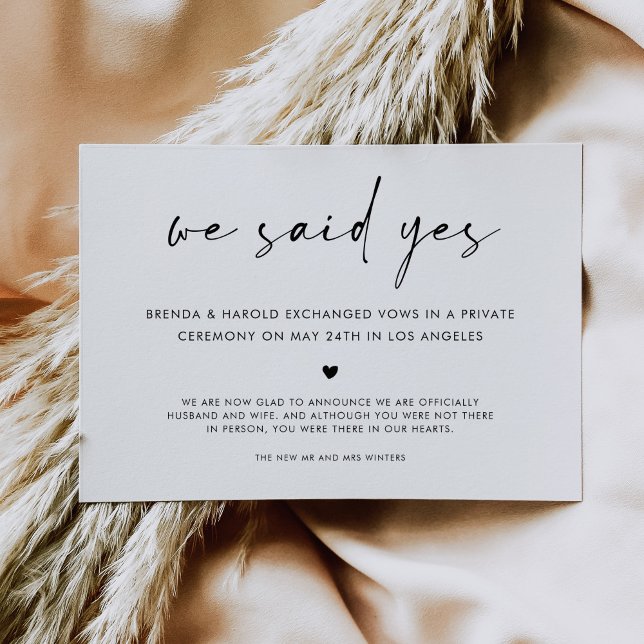 Anuncio Dijimos Sí Boda Simple (Subido por el creador)