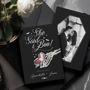 Anuncio Dijo Que Boo Skeleton Hand Ring Box Engagement
