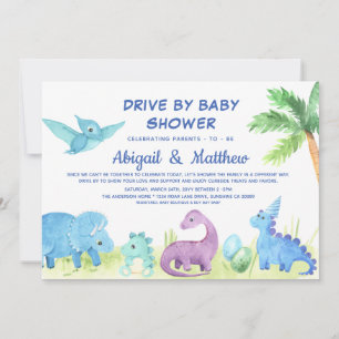 Anuncio Dinosaurio Impulsado Por Baby Shower Cute 