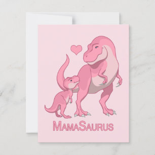 Anuncio Dinosaurios MamaSaurus T-Rex y Baby Girl