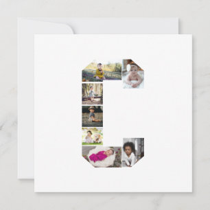 Anuncio Diseñar su propia letra C Collage de fotos