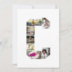 Anuncio Diseñar su propia letra C Collage de fotos