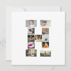 Anuncio Diseñar su propia letra Collage de fotos H