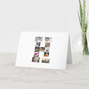 Anuncio Diseñar su propia letra Collage de fotos H
