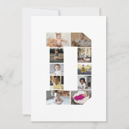 Anuncio Diseñar su propia letra D Collage de fotos