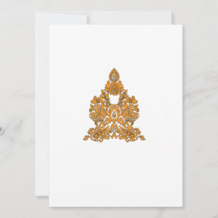 Anuncio Diseño de cráneo floral   Patrón de arte gótico ro