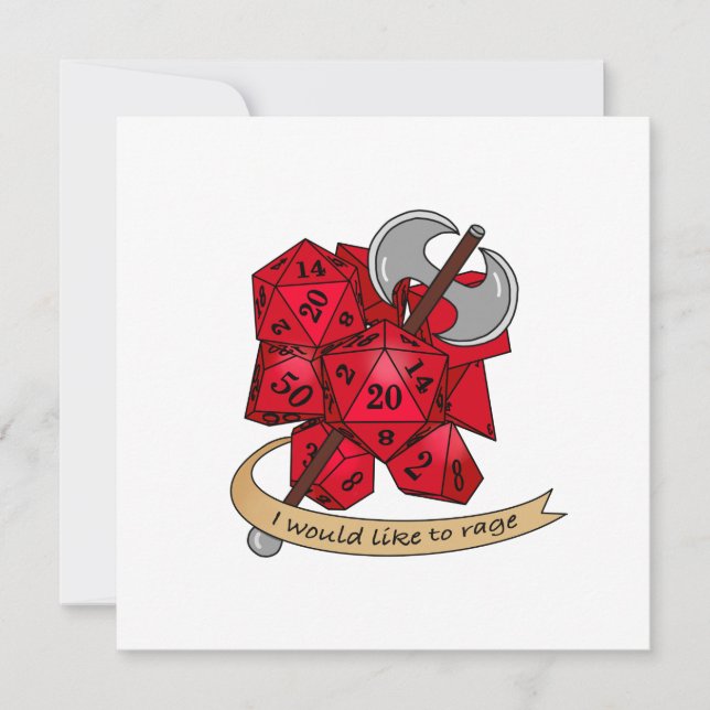 Anuncio Diseño de dados bárbaros (Anverso)